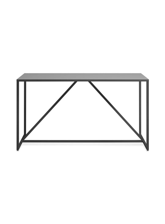 Table haute Strut Blu Dot : table design, idéale pour bureau ou espace collaboratif. ardoise