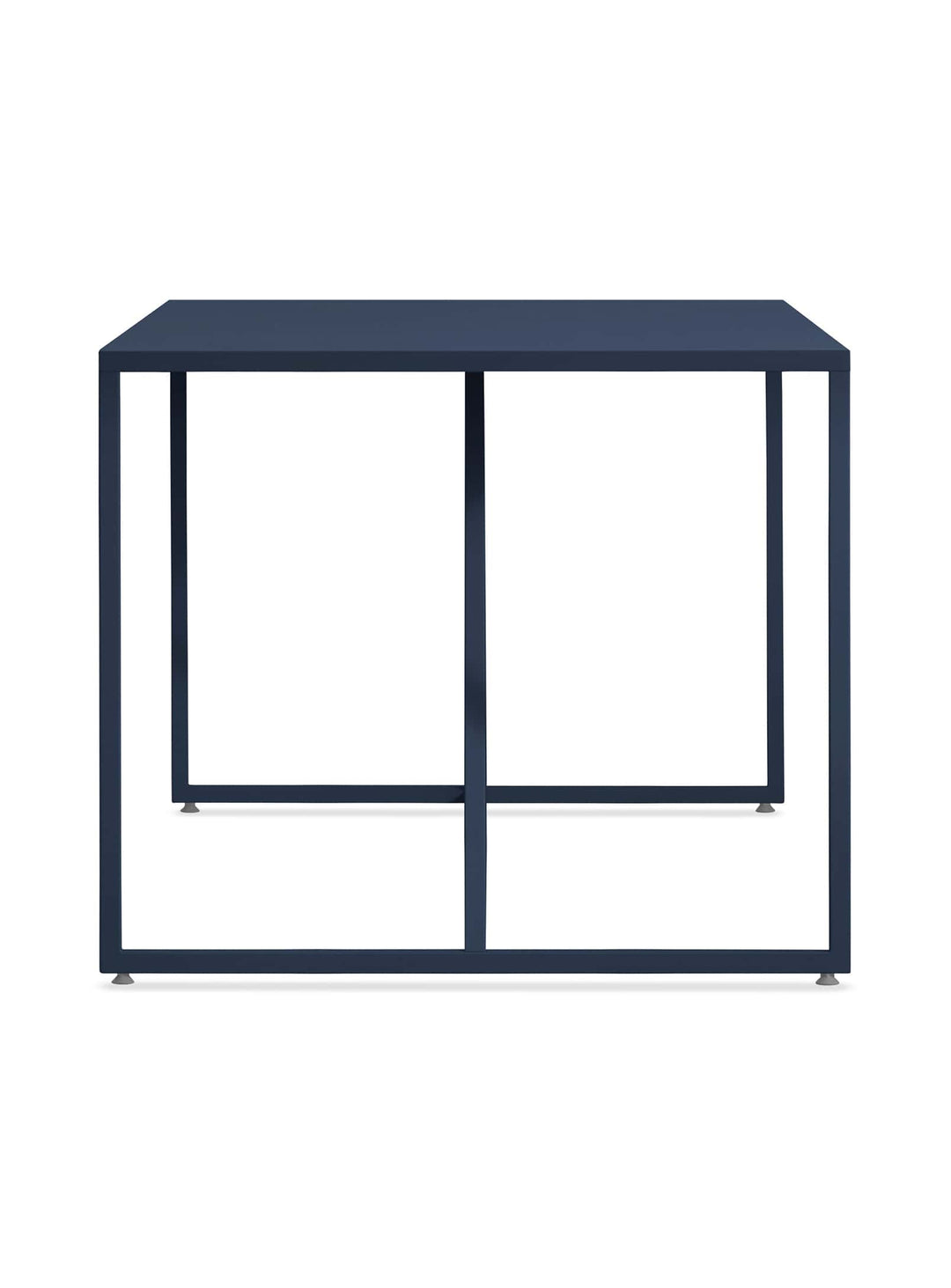 Table à dîner Strut de Blu Dot : design fort et charme épuré. bleu marine