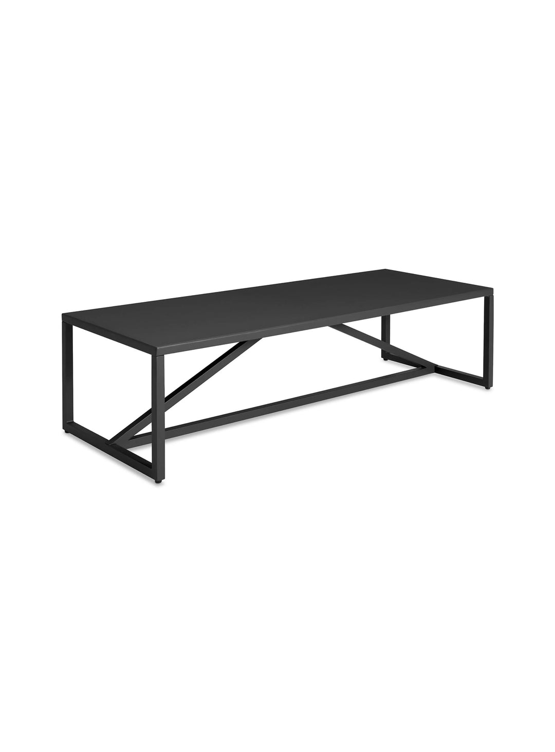 Table à café Strut Blu Dot : table design outdoor, structure acier et look épuré.