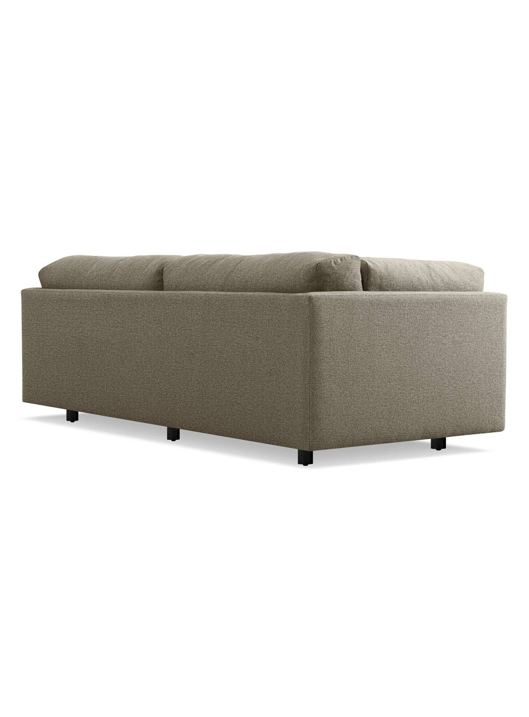 Blu Dot Sunday : sofa extra profond pour s’installer confortablement. Sable foncé.