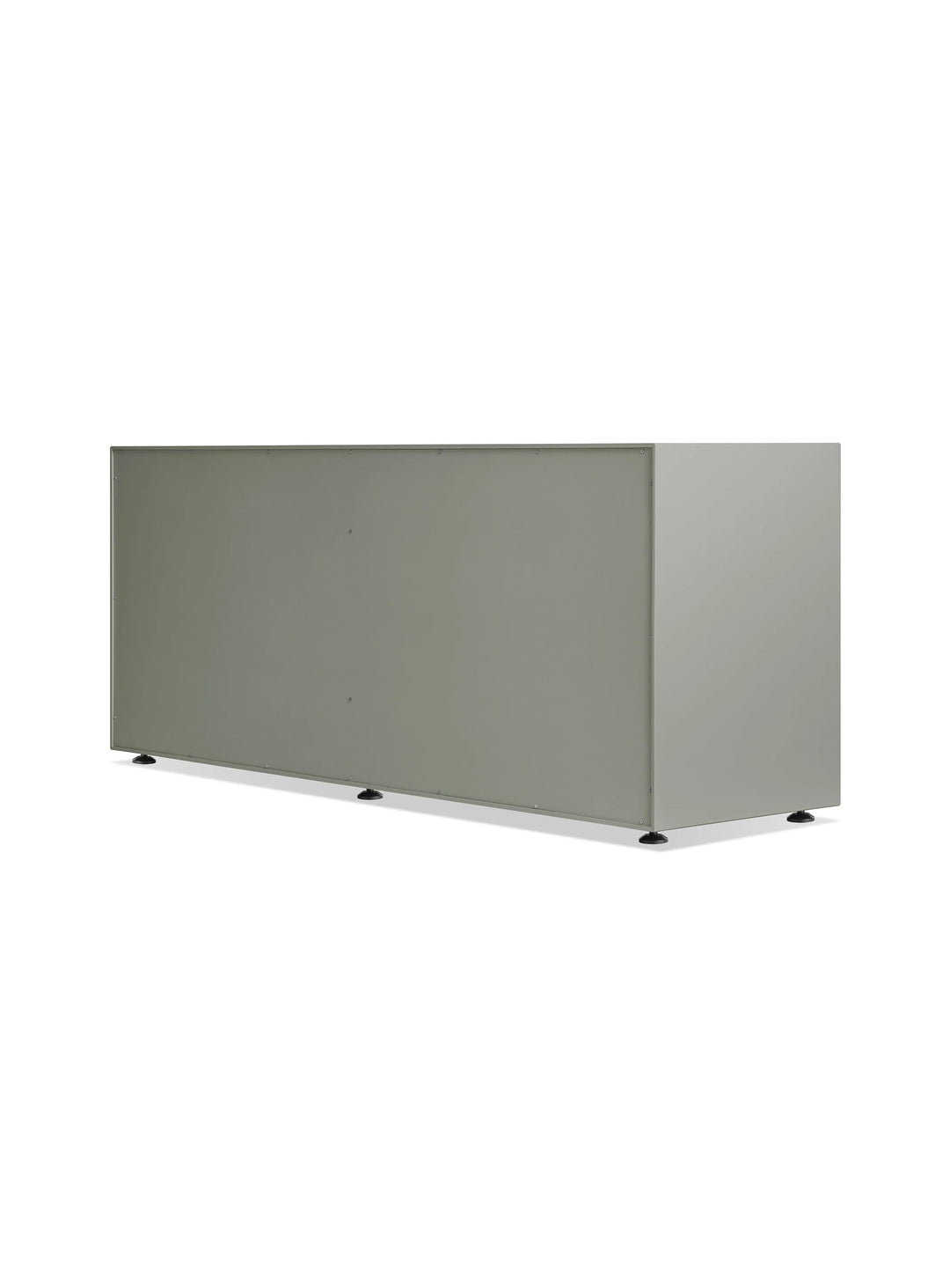Commode Superchoice de Blu Dot avec 6 tiroirs généreux pour ranger vêtements, pulls et linge de maison. grey green