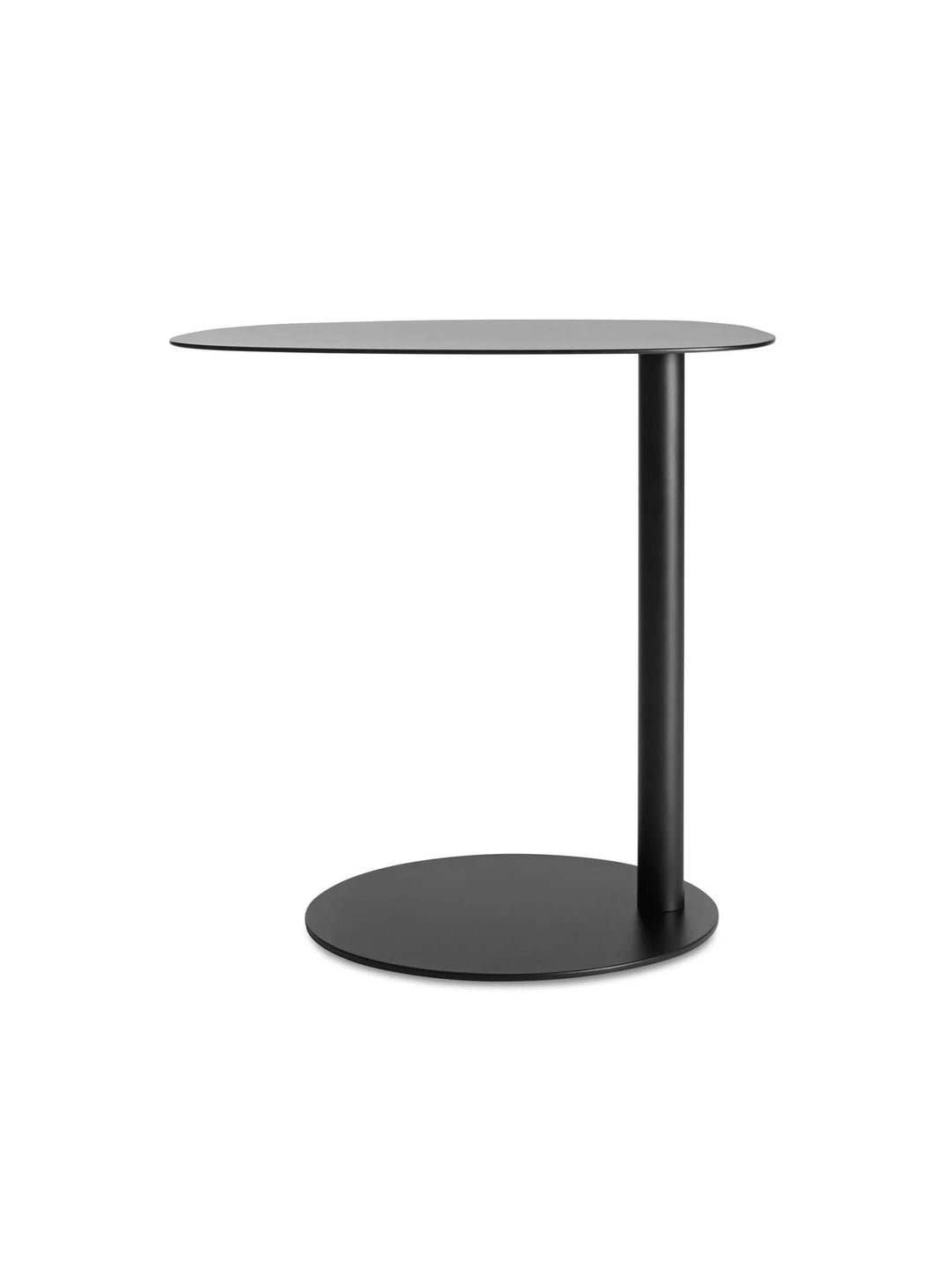 Table d'appoint Swole Blu Dot, un mobilier contemporain au design sculptural distinctif. noir