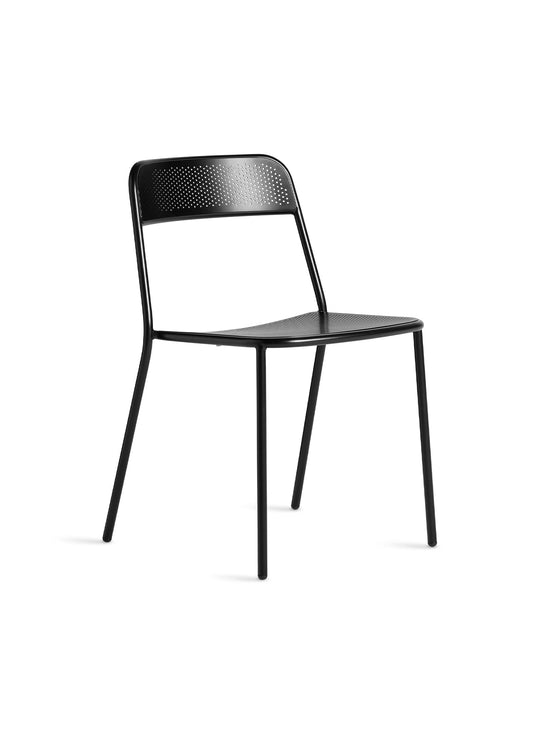 Chaise Trim Blu Dot : chaise design acier, style épuré et durable. noir