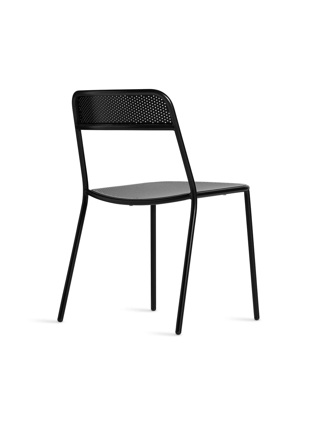 Chaise Trim Blu Dot : chaise design extérieur, acier et style contemporain. noir