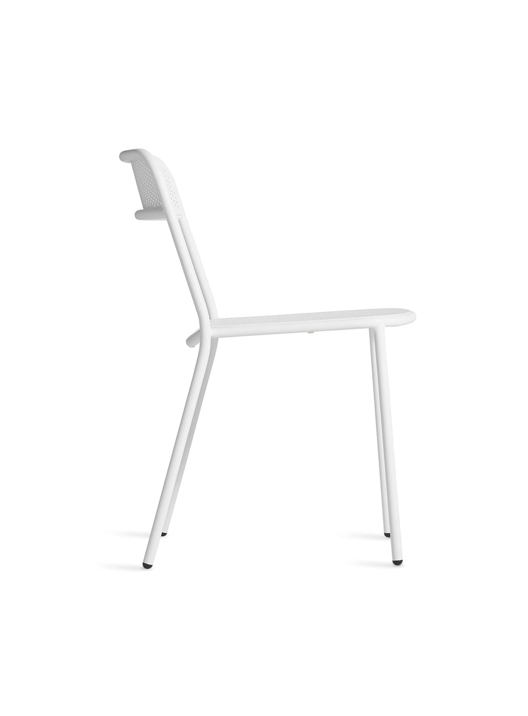 Chaise Trim Blu Dot : chaise contemporaine, métal et design minimaliste. blanc