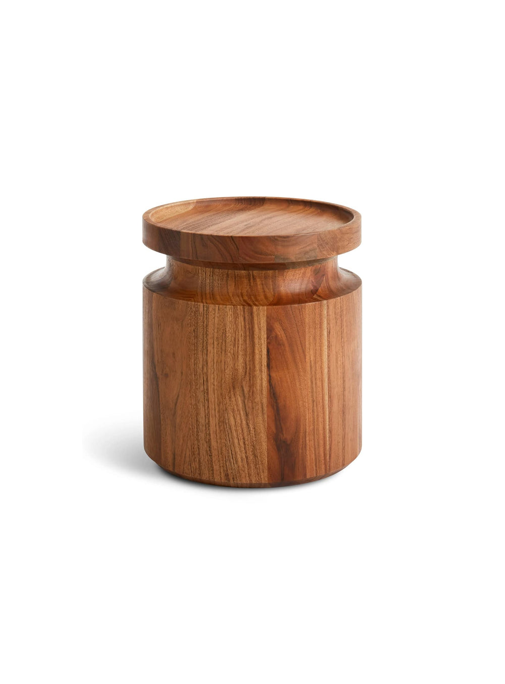 Table d’appoint Turn Blu Dot : design contemporain et artisanat en bois massif. petit