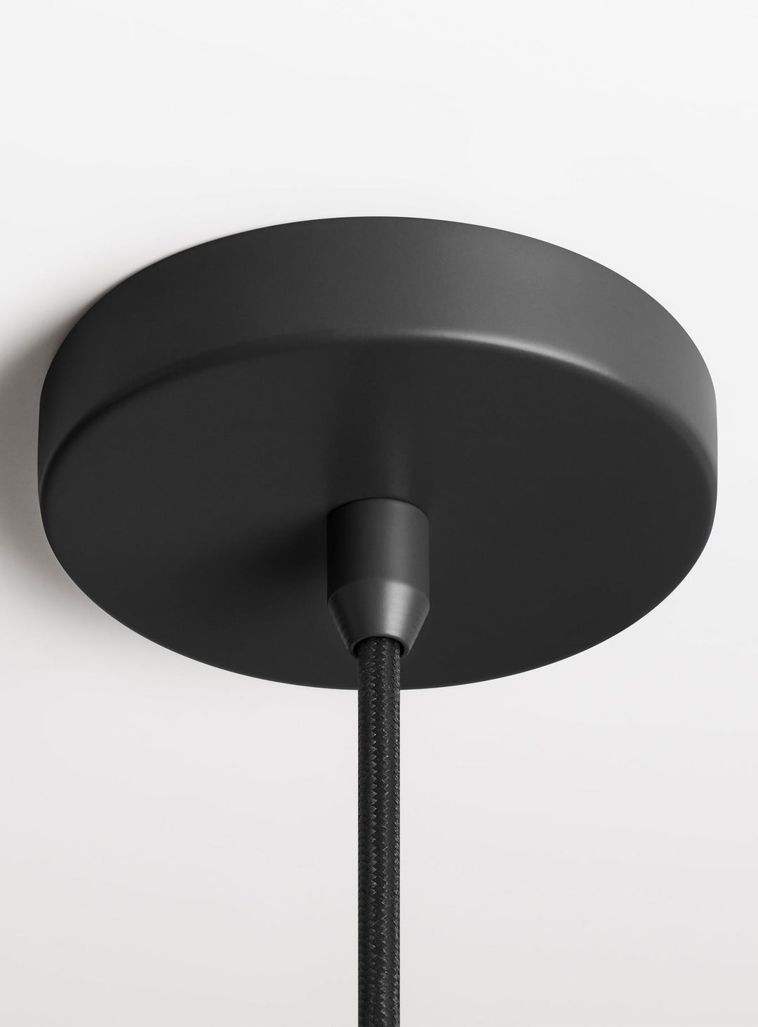 Lampe suspendue Ultra 3 de Blu Dot : minimalisme et authenticité. Noir mat.