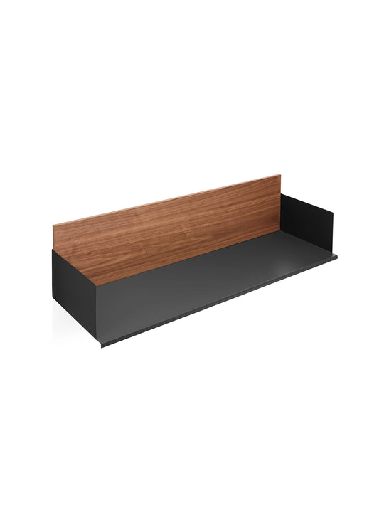 Étagère Blu Dot Wonder Wall 2.0 : une étagère murale en acier et placage de bois. noyer