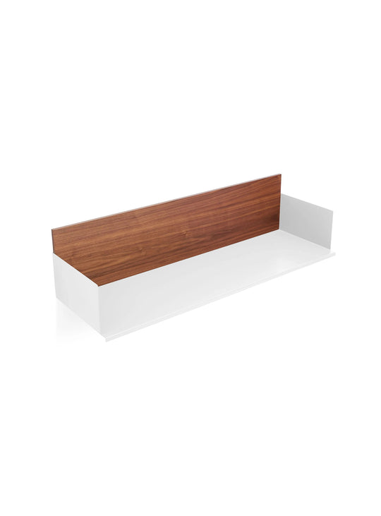 L'étagère Blu Dot Wonder Wall 2.0 optimise vos murs avec style et praticité. noyer