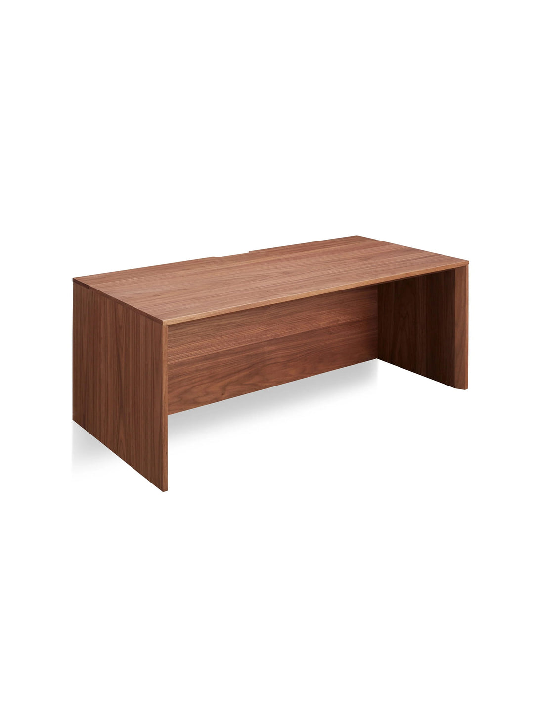 Bureau Blu Dot Wonder Wall 2.0 : un bureau suspendu en noyer ou chêne blanc. noyer