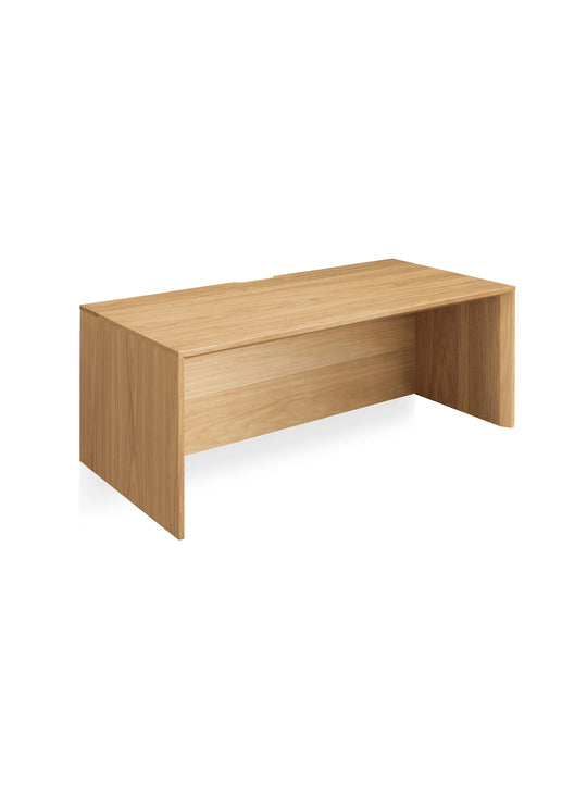 Découvrez le bureau Blu Dot Wonder Wall 2.0, une solution murale élégante et compacte. chene blanc