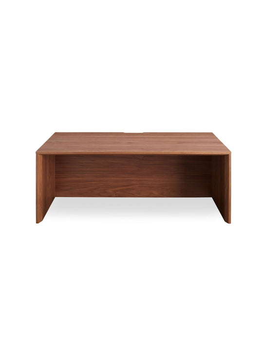 Bureau Blu Dot Wonder Wall 2.0 : un bureau mural au design épuré et fonctionnel. noyer