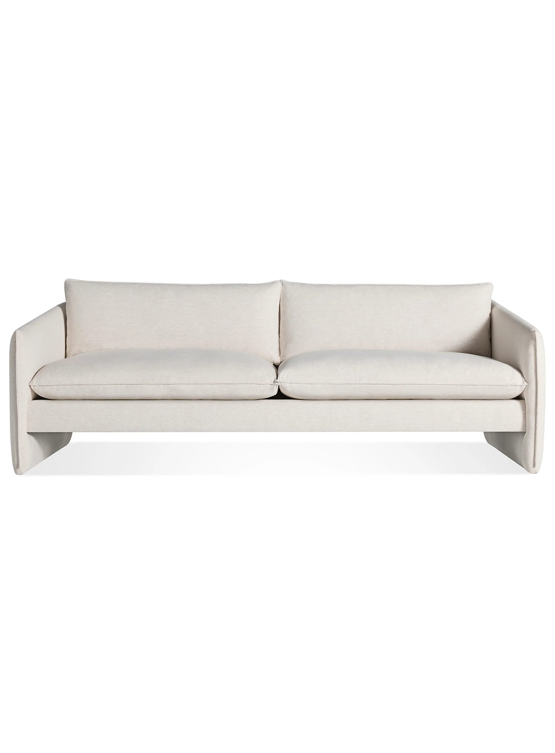 Sofa Blu Dot Softmore, canapé 96" fabriqué à la main en Caroline du Nord. sylvan bone