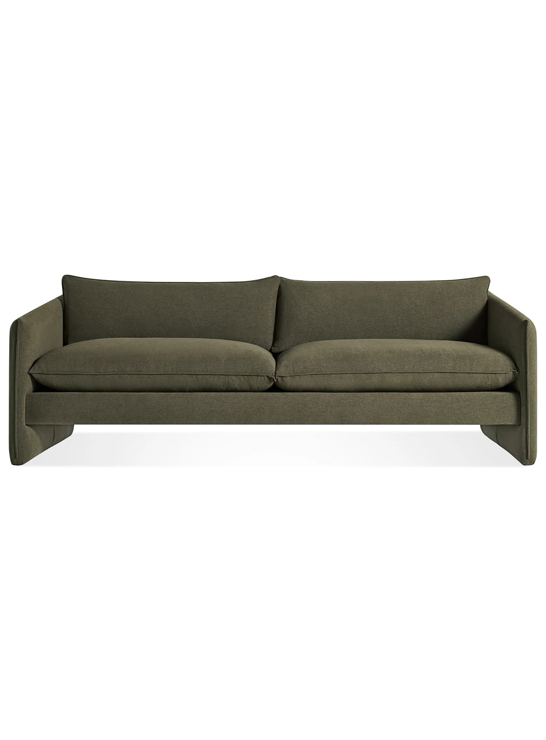 Sofa Blu Dot Softmore, design minimaliste et confort exceptionnel. kvadrat guest fatigue