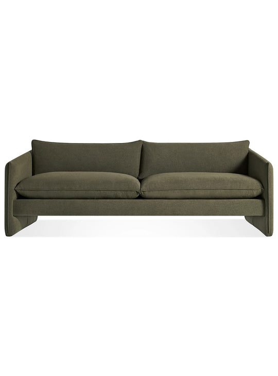 Sofa Blu Dot Softmore, design minimaliste et confort exceptionnel. kvadrat guest fatigue