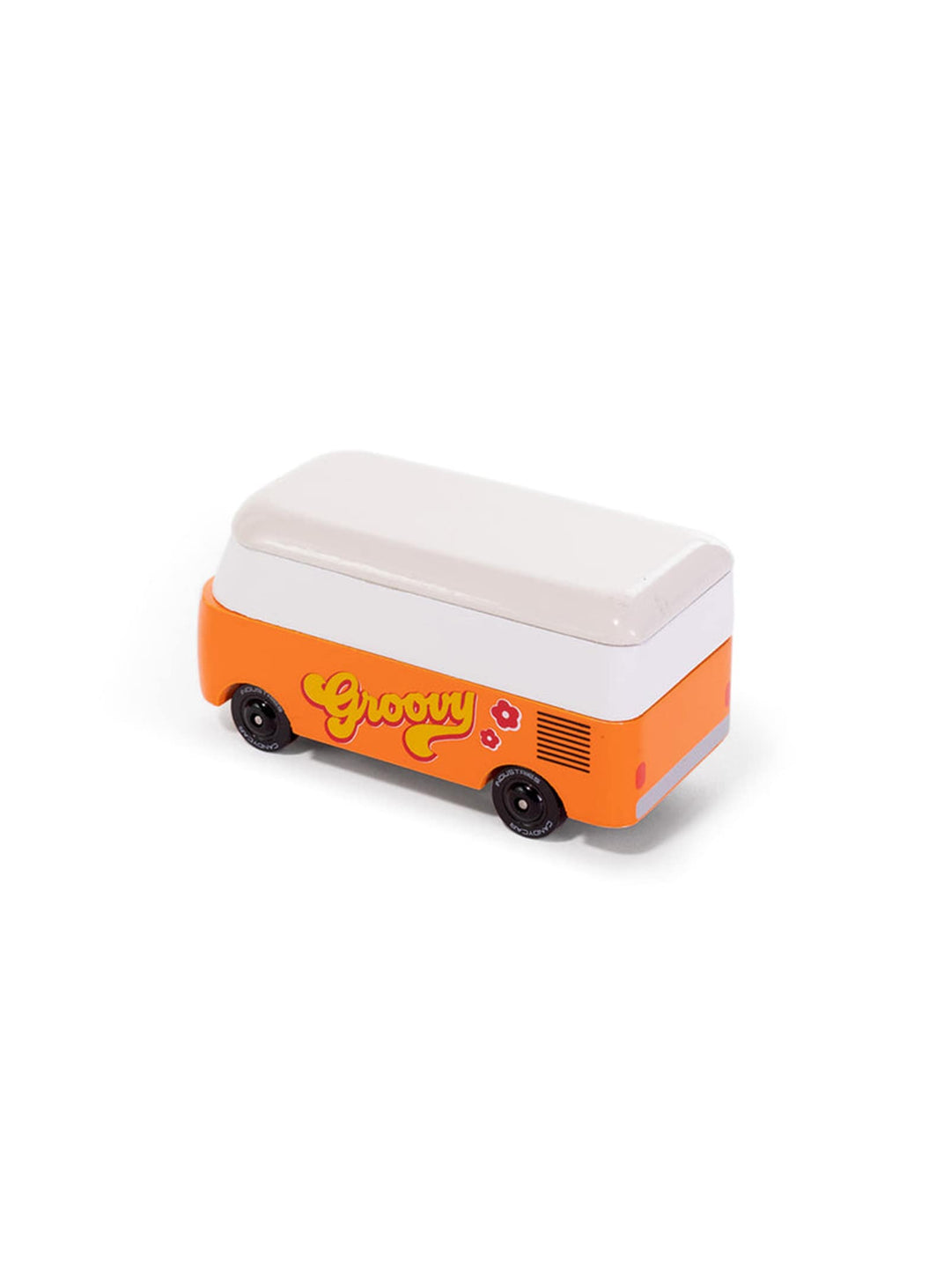 Candyvan par Candylab : jouets en bois iconiques et décoratifs. orange