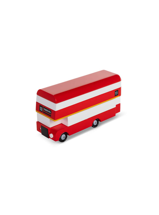 London Bus Candylab, design soigné parfait pour petites mains curieuses.