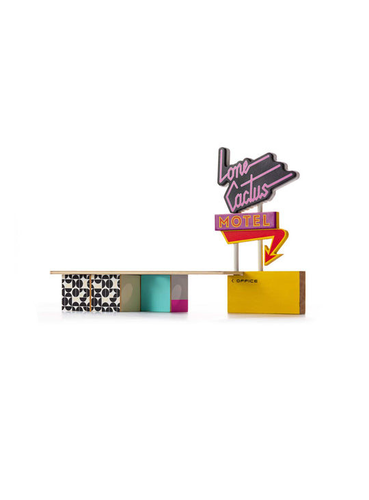 Lone Cactus Motel Candylab, accessoire parfait pour enrichir vos univers Candylab.