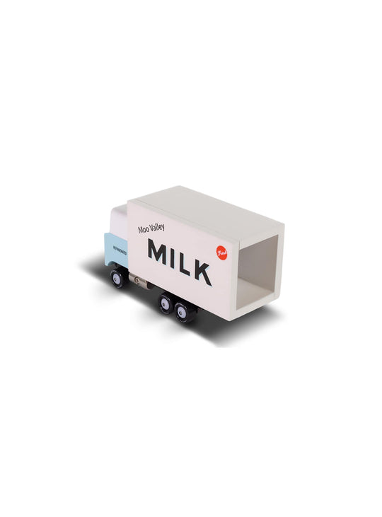 Milk Truck Candylab, parfait pour jeux de rôle et scénarios de livraison.