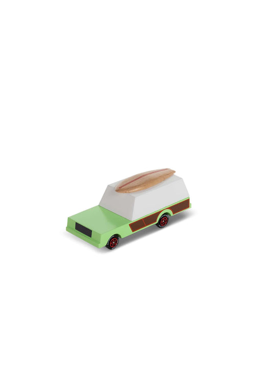 Surf Wagon Candylab, couleurs éclatantes et lignes épurées pour jeu créatif.