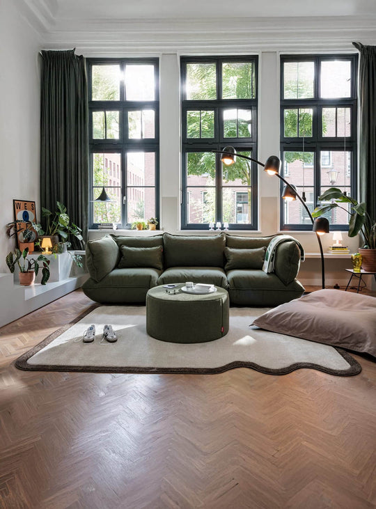 Tapis décoratif d’intérieur Fatboy Not Straight : douceur, caractère et design contemporain. grand