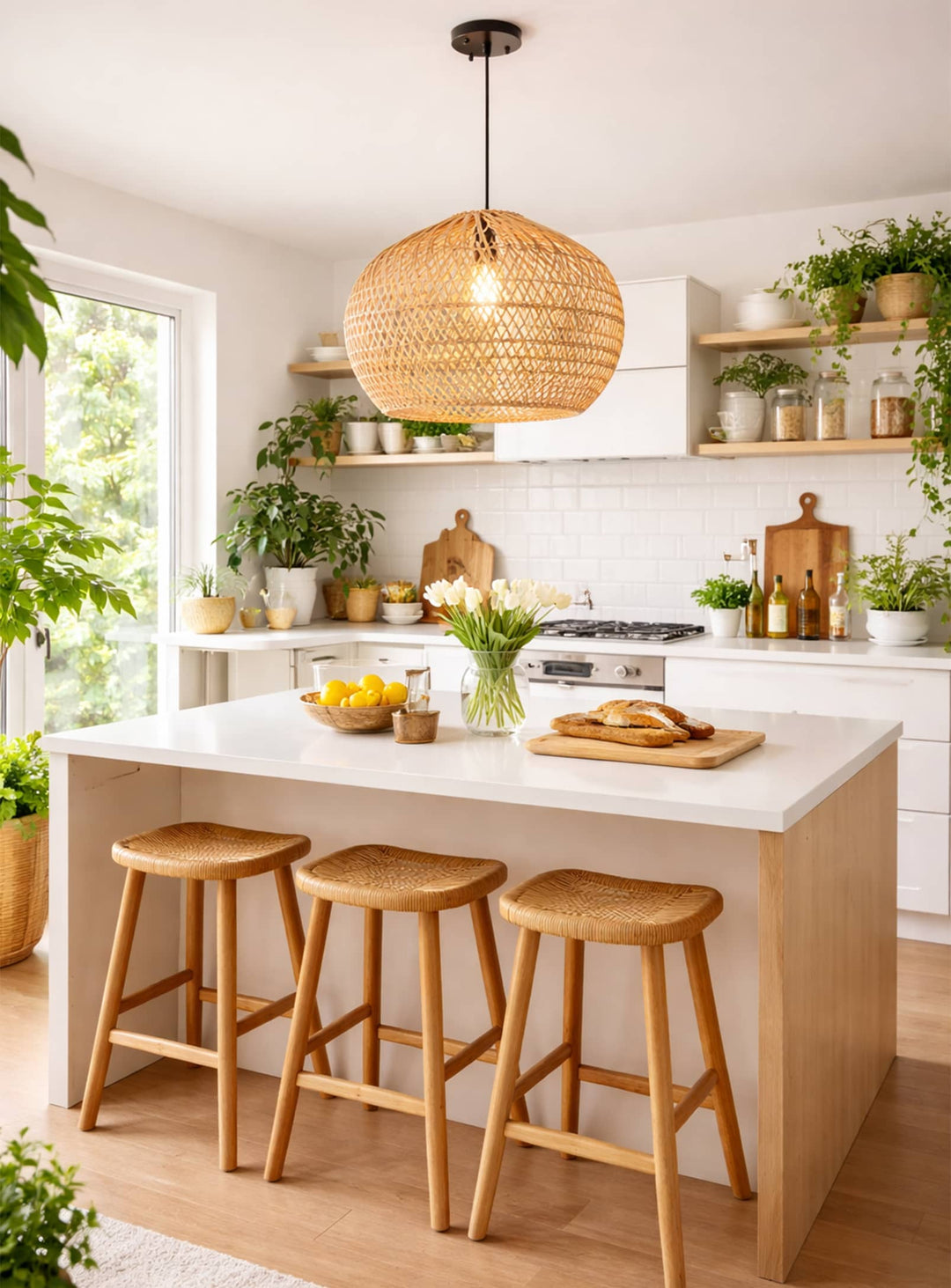 Lampe suspendue Cascade, idéale pour salon, salle à manger ou entrée élégante.