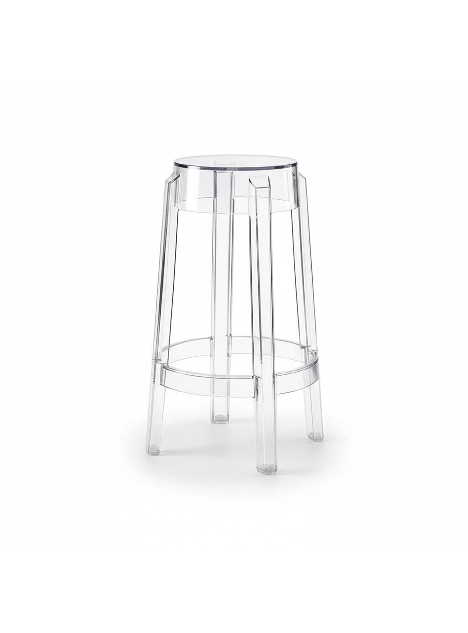 Charles Ghost: Transparent Counter Stool – Nüspace