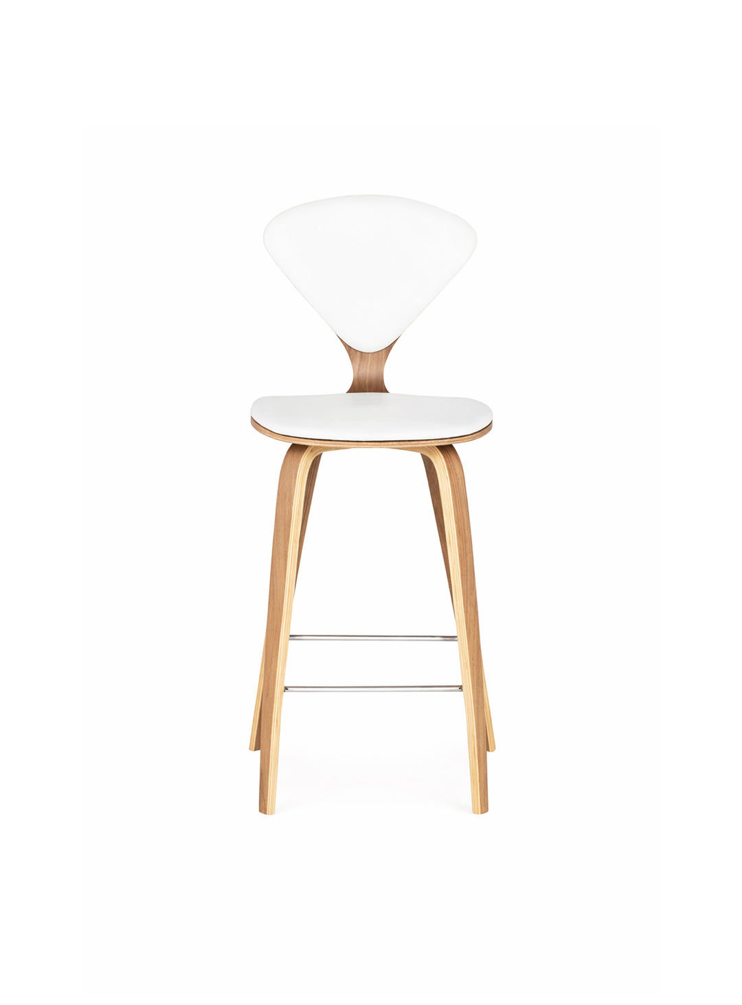 Tabouret de comptoir Cherner, design signé Norman Cherner pour un style raffiné. blanc