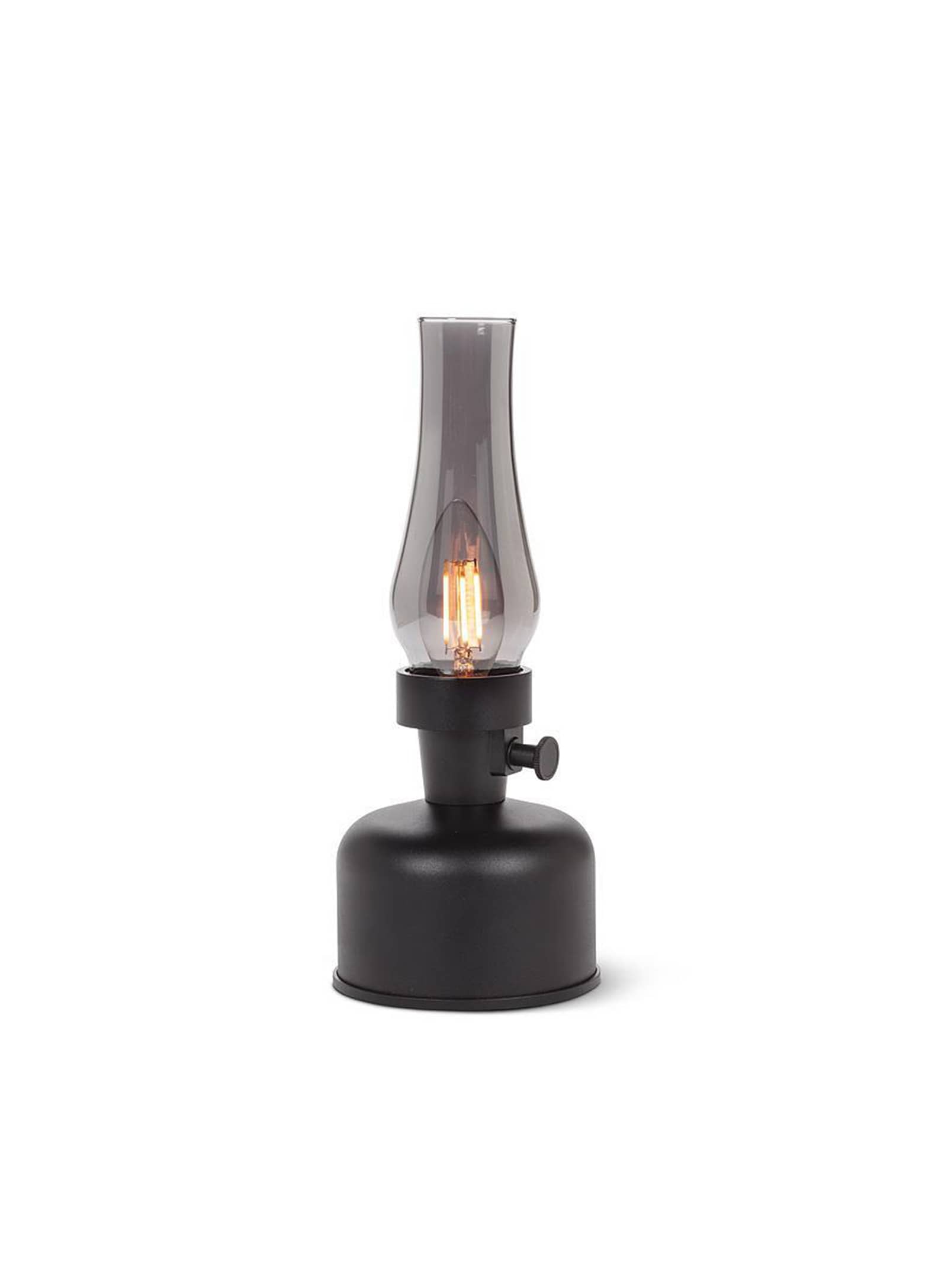 Fireplace: Lantern-shaped LED table lamp – Nüspace