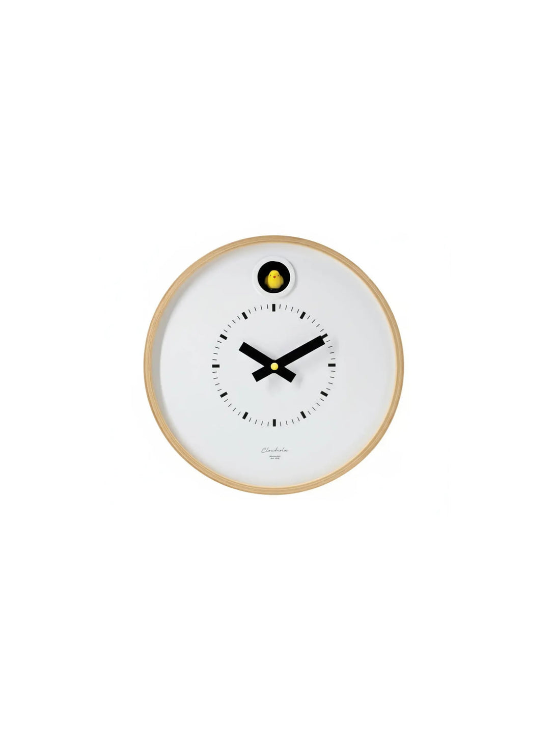 Horloge coucou Cloudnola Dot : une version contemporaine du coucou traditionnel, à poser ou à fixer au mur.