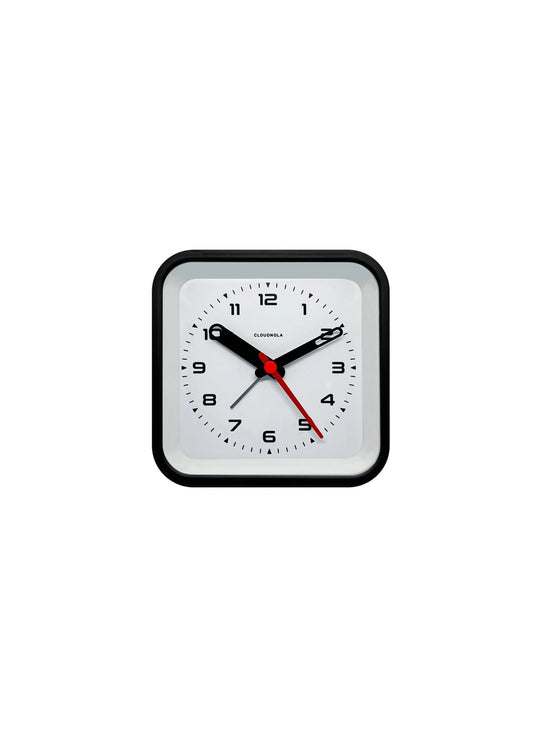 Réveil Cloudnola Railway : un réveil compact au style gare vintage, idéal pour chambre ou bureau.