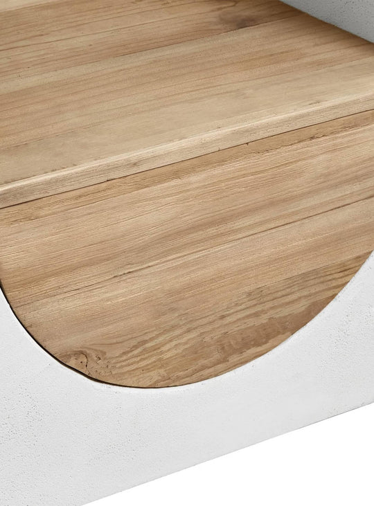 Console Columbus : grande surface idéale pour déco, rangement ou TV.