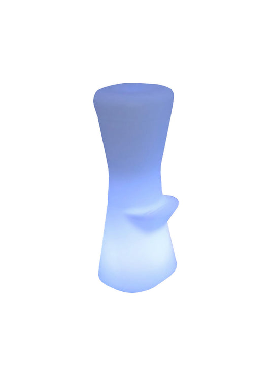 Tabouret de bar Corfu LED Newgarden : tabouret design lumineux, rechargeable et solaire.