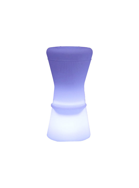 Tabouret de bar Corfu LED Newgarden : tabouret extérieur LED, pratique et esthétique.