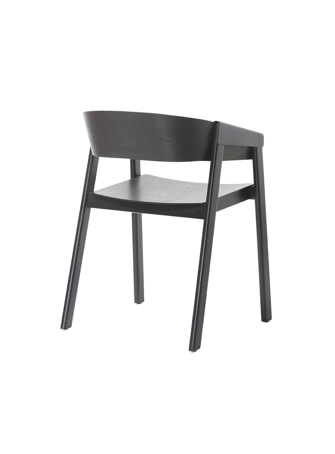 Chaise à dîner Cover, design scandinave intemporel et fonctionnel. noir