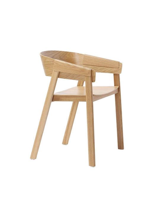 Chaise Cover, parfaite autour d’une table ou comme chaise de bureau. naturel
