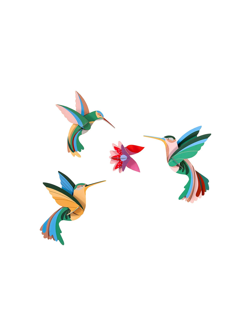 Décoration murale Studio Roof La Danse des Colibris : sculptures 3D légères et vibrantes.