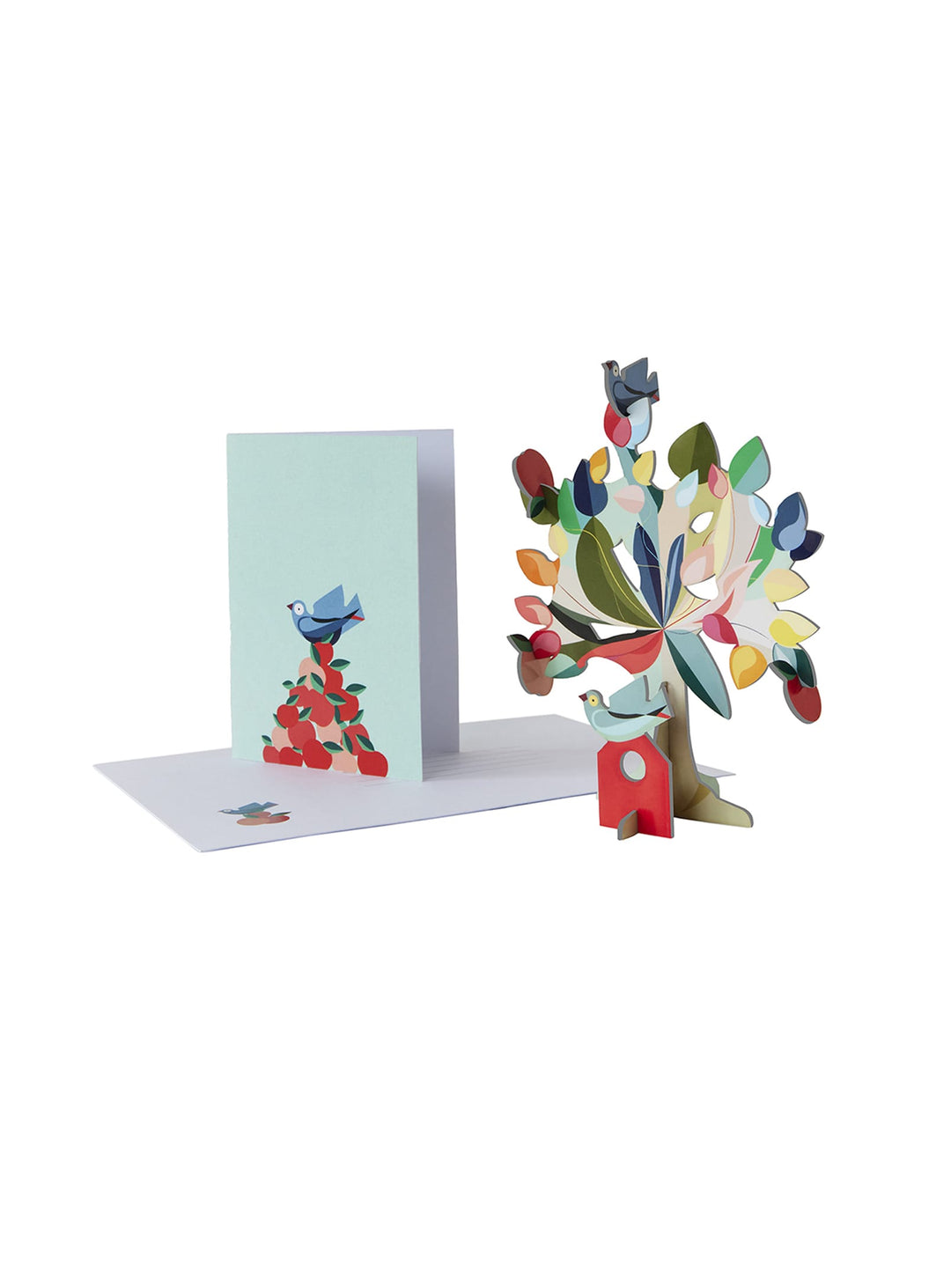 Carte de vœux pop-up Studio Roof Arbre des rêves : design poétique en carton recyclé.