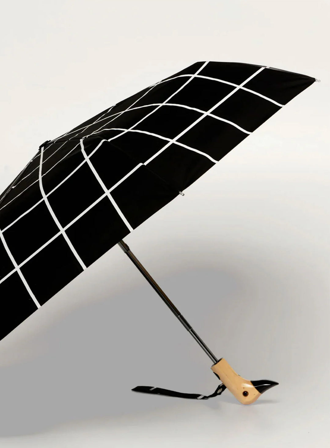 Parapluie Canard Original Duckhead : parapluie design, pratique et durable. black grid