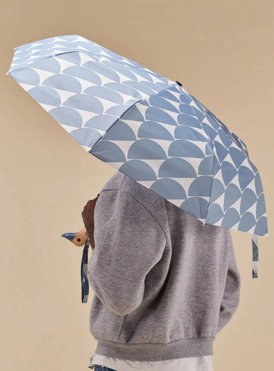 Parapluie Canard Original Duckhead : parapluie compact, idéal au quotidien. denim moon