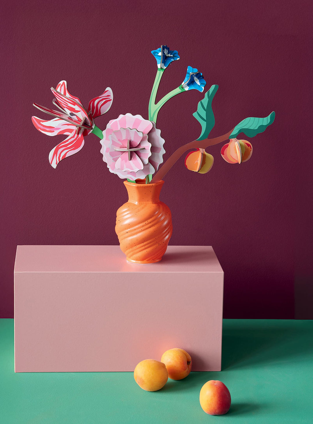 Bouquet en carton Dutch Masters de Studio Roof, design et écologie.