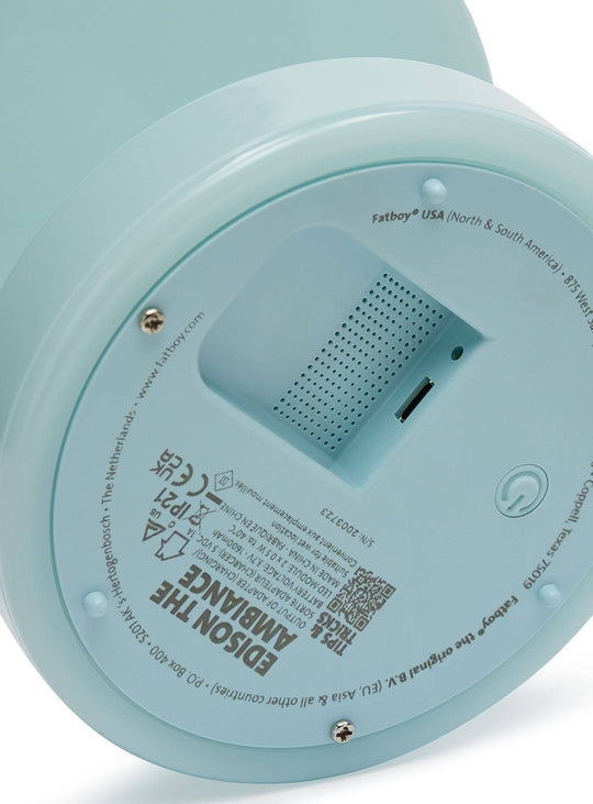 Lampe d’appoint Fatboy Edison the Ambiance : compacte, rechargeable et idéale pour une ambiance conviviale. bleu