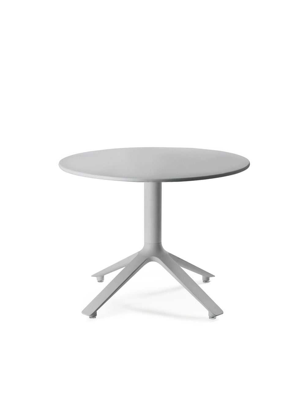 Découvrez la table d'appoint ronde EEX TOOU Design, un modèle élégant et fonctionnel. gris clair