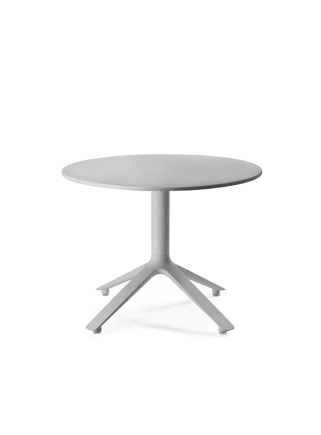 Découvrez la table d'appoint ronde EEX TOOU Design, un modèle élégant et fonctionnel. gris clair