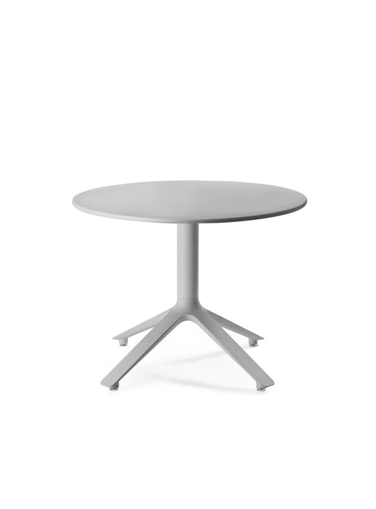 Découvrez la table d'appoint ronde EEX TOOU Design, un modèle élégant et fonctionnel. gris clair