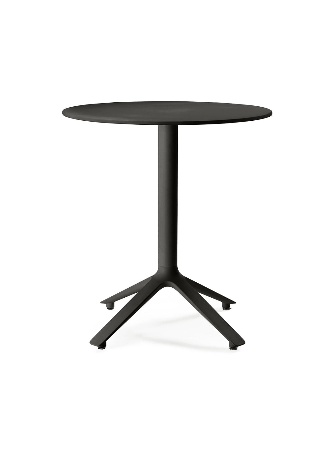 La table bistrot ronde 2 places EEX TOOU Design allie design minimaliste et praticité. noir