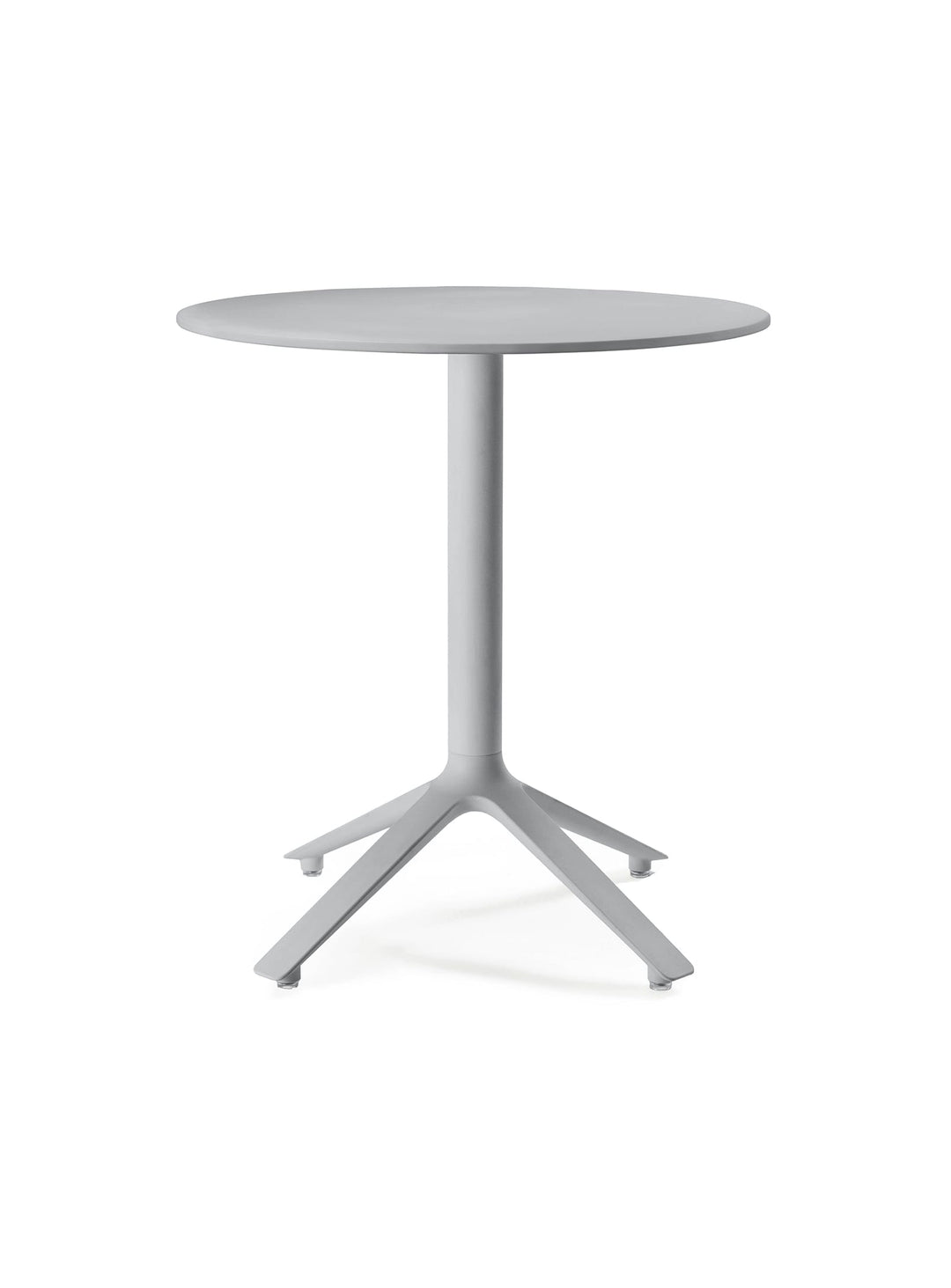 Table bistrot ronde 2 places EEX TOOU Design, un mobilier contemporain aux lignes douces. gris clair