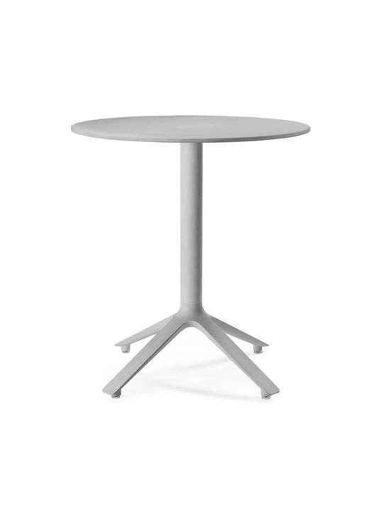 Table bistrot ronde 2 places EEX TOOU Design, un mobilier contemporain aux lignes douces. gris clair