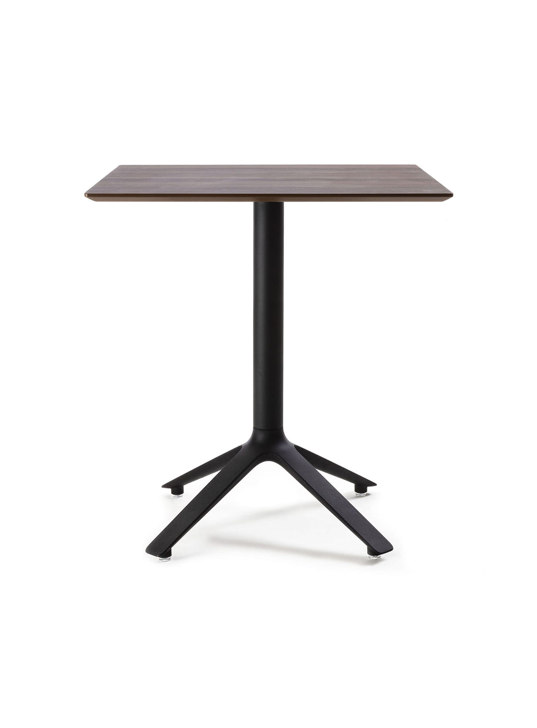 Table bistrot EEX TOOU Design, un meuble polyvalent pour la cuisine, le café ou la terrasse. noyer