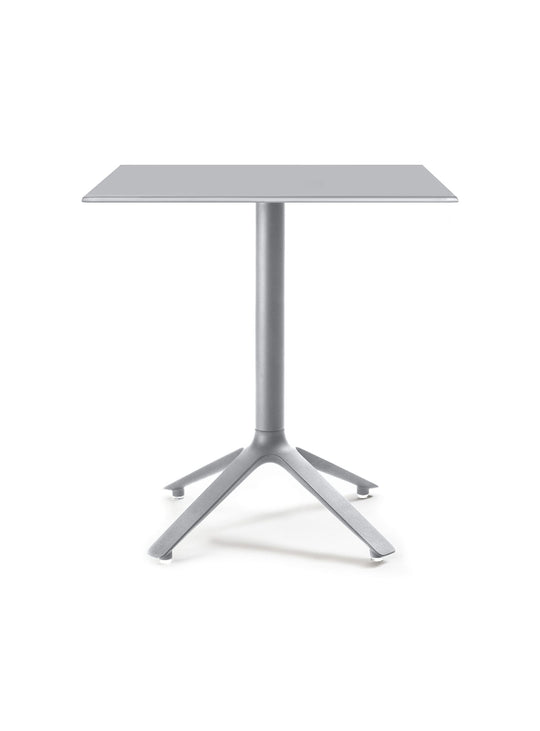 Table bistrot carrée 2 à 4 places EEX TOOU Design, idéale pour les espaces résidentiels et professionnels. gris clair